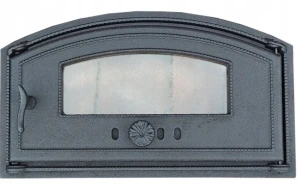 Drzwiczki do pizzy z szybą 480x270 mm